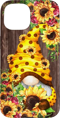 Miniatura 6 de Yellow Sunflower Gnome for Women Cute Summer Flower Pattern Case for iPhone 17