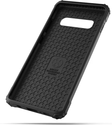Miniatura 5 de ENCASED Funda protectora para Galaxy S10 Plus [doble capa] Protección contra caídas a prueba de golpes - Negro (para Samsung S10+)