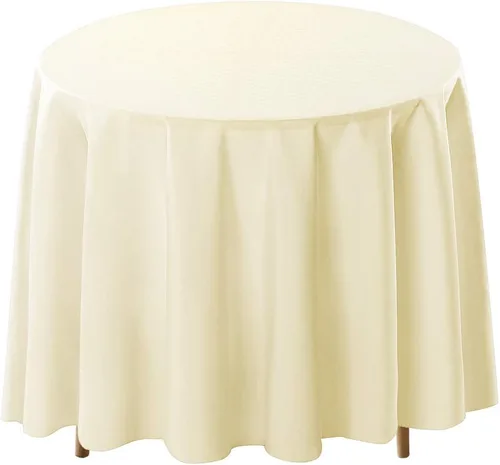Miniatura 9 de Surmente Mantel cuadrado para mesas cuadradas o redondas, 100% poliéster, 52 x 52 pulgadas, mantel para bodas, banquetes o restaurantes (negro)