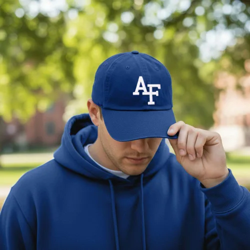 Miniatura 5 de Desert Cactus United States Air Force Academy Baseball Hat US Fightin Falcons Brimmed Embroidered Cap Adjustable Cloth Strap