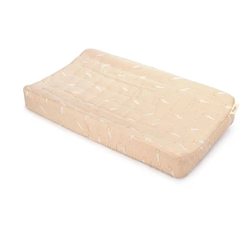 Miniatura 22 de Funda para cambiador Crane Baby, 100% exterior de sarga de algodón, temática de vida en la playa, 40.6 cm x 81.3 cm, fundas ajustadas