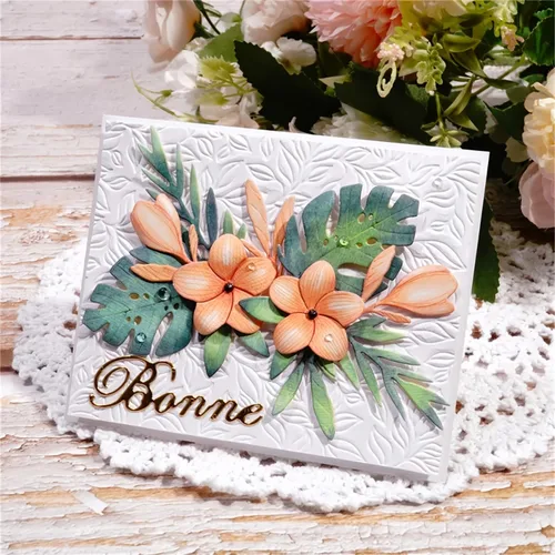 Miniatura 8 de Lapoo Marcos de Fondos 3D Troquel Metálico para Álbum de Recortes, Nuevos Troqueles DIY para Álbum, Tarjetas, Decoración de Papel, Artesanías Flor