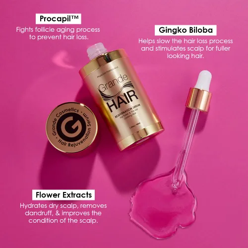 Miniatura 3 de Grande Cosmetics GrandeHAIR - Suero potenciador del cabello para hombres y mujeres, promueve el grosor en el cabello fino, seguro para cabello teñido