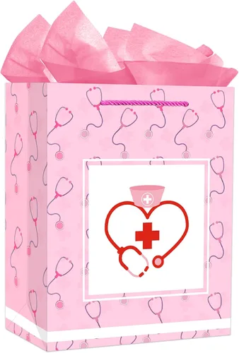 Miniatura 19 de D4DREAM Bolsa de regalo de San Valentín – Bolsa de regalo de aniversario de 13 pulgadas con papel de seda para mujeres, hombres, novio, novia, 7-1