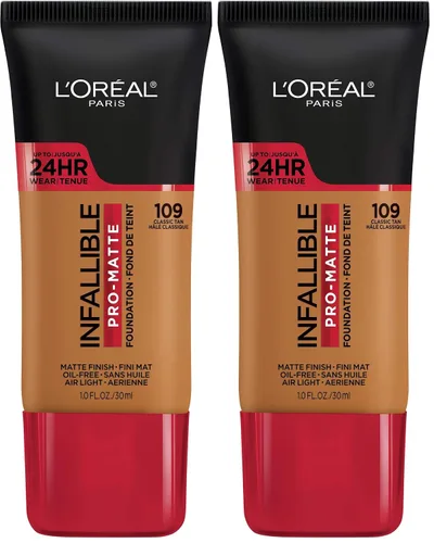 Miniatura 23 de L'Oreal Paris Infallible Pro Matte Foundation Light Beige Beige claro