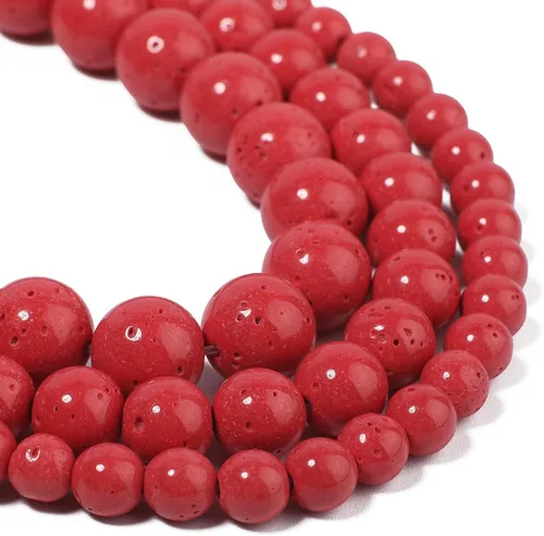 Miniatura 37 de 60 cuentas de turquesa de concha blanca, cuentas redondas sueltas de piedra natural de 0.236 pulgadas para hacer joyas, aretes, collares, Turquesa