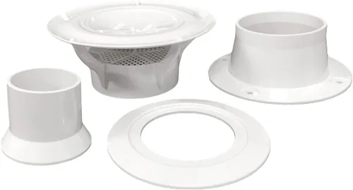 Miniatura 2 de Lippert 360 Sifón Tapa para Ventilación de Techo de RV para Prevención de Olores con Ajuste Universal, Pantalla Anti-Insectos Incorporada, 2-Blanco