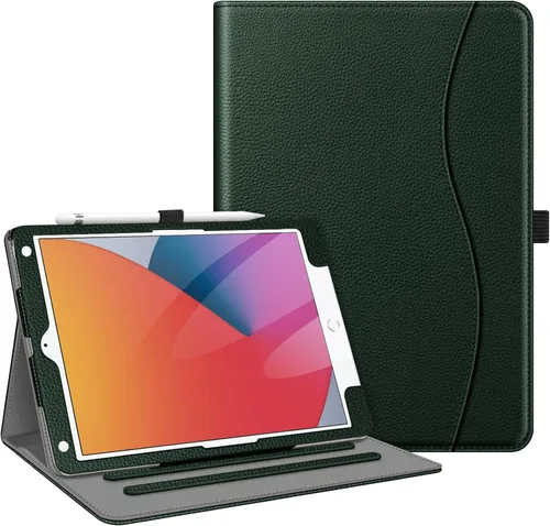 Miniatura 22 de Fintie - Funda para iPad de 9ª / 8ª / 7ª generación (2021/2020/2019) de 10.2 pulgadas - [Protección de esquinas] Funda con soporte de visualización