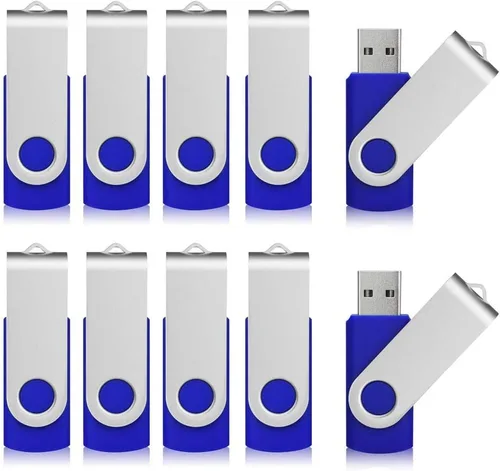 Miniatura 11 de Aiibe Paquete de 10 Unidades Flash USB de 64 GB Unidades Thumb Drive Jump Drives 64GB 2.0 Flash Drive a Granel