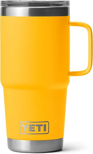 Miniatura 18 de YETI - Vaso de viaje Rambler de 20 onzas, de acero inoxidable, aislada al vacío con tapa fuerte Stronghold Blanco