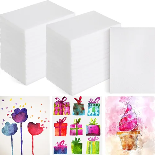 Cholemy Juego de 240 hojas de espuma para manualidades, 4 x 6 pulgadas, placas de impresión de espuma blanca (0.059 pulgadas de grosor) para