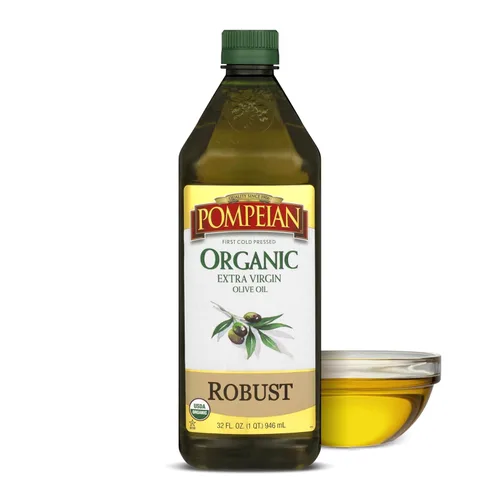 Miniatura 13 de Pompeian USDA - Aceite de oliva virgen extra orgánico robusto, primero prensado en frío, sabor de cuerpo completo, perfecto para aderezos