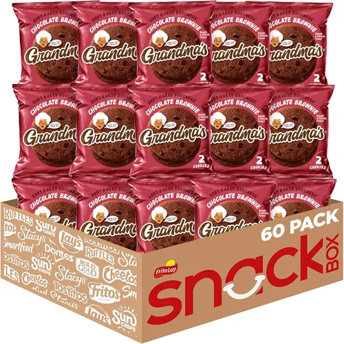Miniatura 12 de Grandma's Galletas, mini sándwich Crèmes vainilla, 2.12 onzas (paquete de 60)