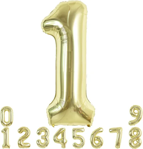 Miniatura 62 de TONIFUL 40 Inch Pastel Blue Number 8 Foil Balloons Large Mylar Foil Digital 8 Balloons for 8th Birthday, Gender Neutral Party, Baby Shower, Oro rosa