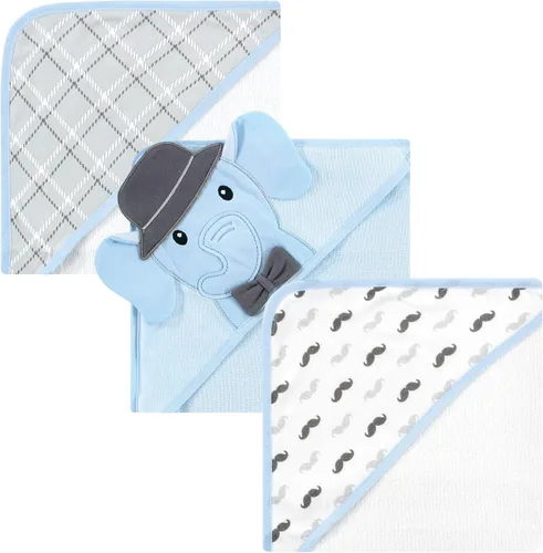 Miniatura 24 de Hudson Baby Toallas unisex con capucha de algodón para bebé, unicornio rosa, talla única
