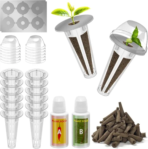 Kit de germinación de semillas inbloom Grow Anything para AeroGarden, Ahopegarden, GARDENCUBE, iDoo, sistema de cultivo hidropónico MUFGA,