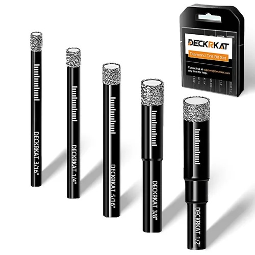 Miniatura 15 de 3 paquetes de brocas de diamante seco de 5/8" 14mm con soldadura al vacío, sierras de agujero de diamante para azulejos de granito, cerámica