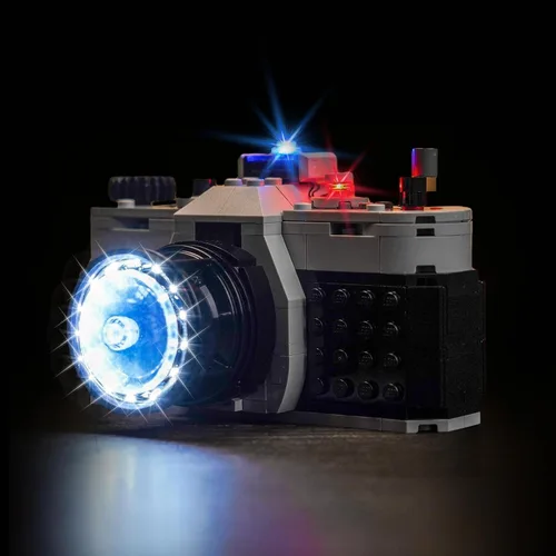 Miniatura 4 de VONADO Kit de luz LED compatible con LEGO Retro Camera 31147 Creator, accesorios de juego de iluminación creativa