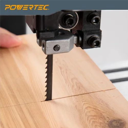 Miniatura 2 de POWERTEC Hojas de sierra de cinta de 62 pulgadas, hojas de sierra de banda de 1/2 pulgadas x 14 TPI para WEN, Ryobi, Grizzly, Skil, Sears Craftsman