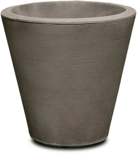 Miniatura 17 de Crescent Garden Madison Planter– Maceta resistente a la intemperie, doble pared para interiores y exteriores con orificio de drenaje, contenedor