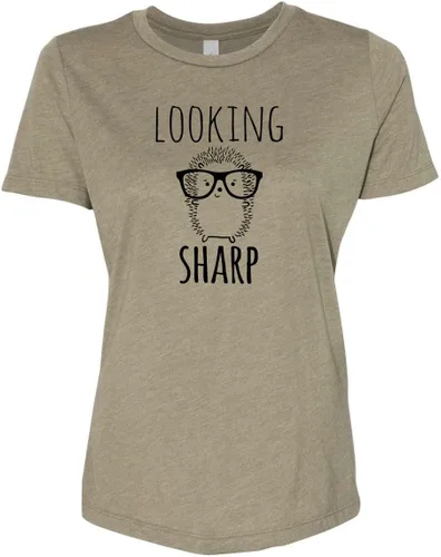 Miniatura 21 de Cute Women's Screen Printed Crew Neck Tee, Shirts With Sayings, Dusty Blue or Olive