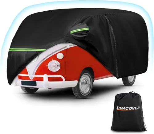 Miniatura 12 de Funda de automóvil sedán de 2 puertas para Volkswagen Beetle Bug 1960-1980, impermeable, resistente, protección para todo tipo de clima