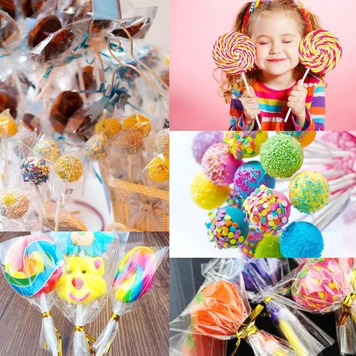 Miniatura 5 de Kit para hacer pasteles – Incluye 100 palitos, 100 bolsas, molde, herramientas para pasteles y paletas