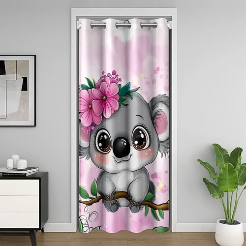 Miniatura 34 de Erosebridal Cortina de puerta de teñido anudado, cortina opaca bohemia, cortina exótica abstracta en espiral, elegante cortina hippie para puerta