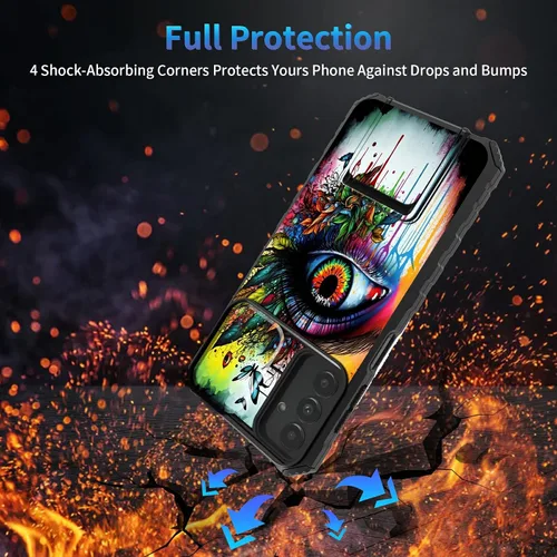 Miniatura 179 de Funda para Samsung Galaxy S22 Ultra 5G, Galaxy S22 Ultra con cubierta de cámara deslizante, funda resistente de doble capa con función atril Black