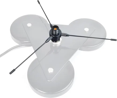 Miniatura 3 de UAYESOK Kit de montaje en plano de tierra de antena de base móvil VHF/UHF, adaptador PL259 a SO239, 6.6 ft/27.6 in 136-174MHZ/400-470MHZ