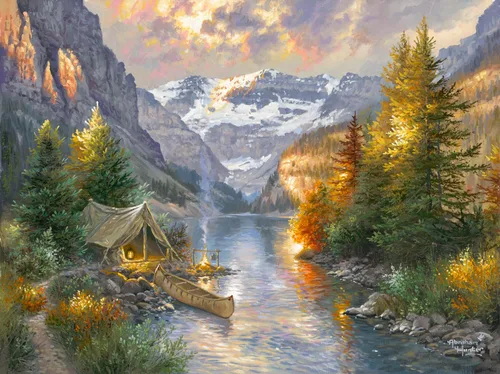 Miniatura 36 de Kit de pintura por números de Ledgebay para adultos: kit de pintura por números para principiantes a avanzados - Divertidos proyectos de arte y Ruta
