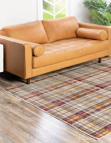 Miniatura 3 de Unique Loom Deepa Collection - Alfombra rectangular de 2 pies x 3 pies, color azul