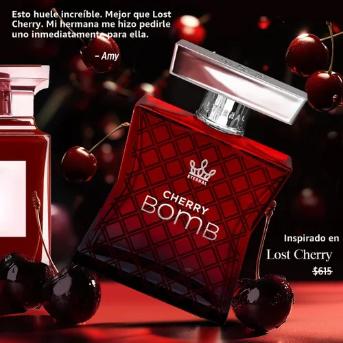 Miniatura 5 de Eternal Fragrance - Eternal Cherry Bomb - Inspirado en el perfume de cereza de lujo perdido - 3.4 oz (100ml) - Eau de Parfum - De larga duración