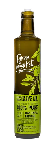 Miniatura 5 de Farm To Market NGMO - Aceite de oliva virgen extra 100% puro, prensado en frío, saludable, sin productos químicos, cargado con antioxidantes