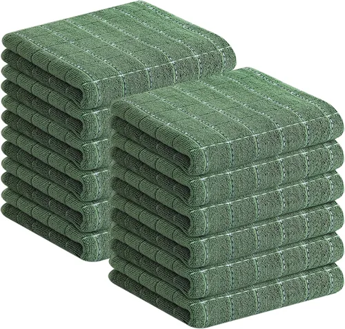 Miniatura 74 de Homaxy Paños de cocina 100% algodón de felpa, toallas de cocina ultra suaves y absorbentes para la cocina, adecuadas para secar y lavar platos
