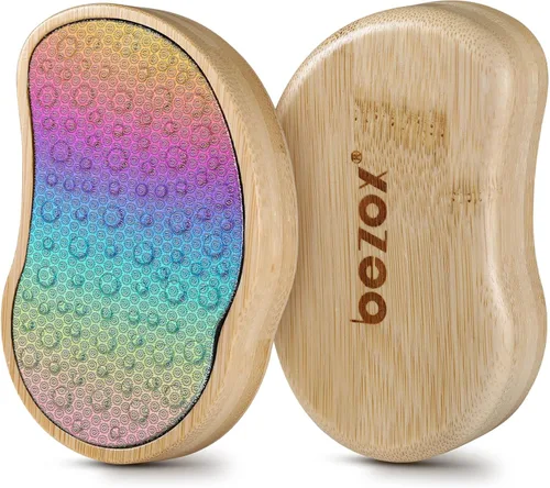 Miniatura 12 de BEZOX Lima de Pies de Cristal Removedor de Callos, Raspador de Pies de Pedicura para Callos, Pieles Gruesas y Duras, Raspador de Pies Portátil