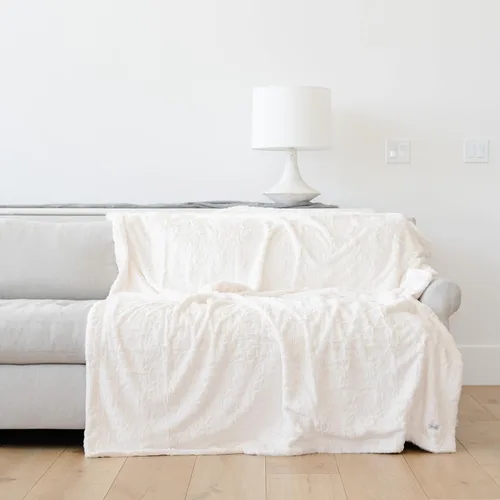 Miniatura 17 de GRACED SOFT LUXURIES Manta Throw más suave, cálida, elegante y acogedora de piel sintética estética para viajes, hogar, cama, sofá, sillón, sala