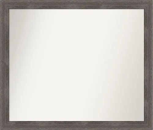 Miniatura 533 de Amanti Art Espejo personalizado, espejo de baño gris plomo a rayas, espejo de pared o espejo de tocador de baño sobre el fregadero