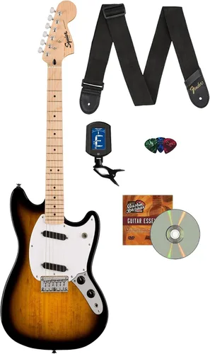 Miniatura 21 de Fender Squier Sonic Telecaster - Paquete California Blue con afinador, correa, púas y DVD de guitarra Austin Bazaar Azul (California Blue)