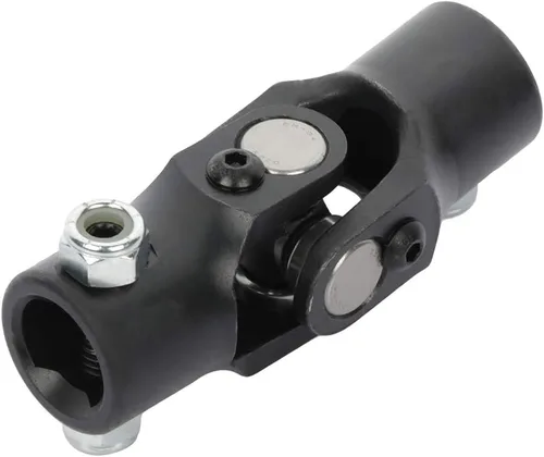 Miniatura 12 de cciyu Juntas de dirección negras 9/16" - 26 Spline a 3/4" DD U-Joint Shaft 3.780 in