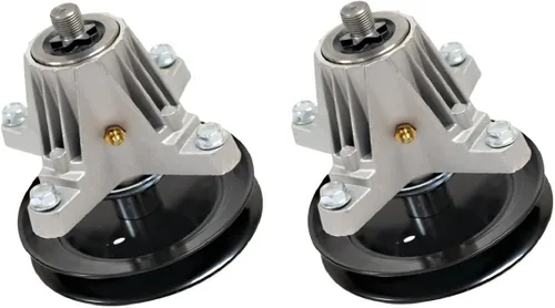 LAWN & GARDEN AMC 2 husillos mejorados, agujeros de montaje roscados para una instalación más fácil, compatible con MTD Cub Cadet 618-06979,