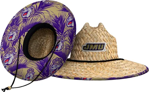 Miniatura 69 de FOCO - Sombrero de paja con logotipo de equipo universitario de NCAA y estampado floral para hombre TEAM LOGO