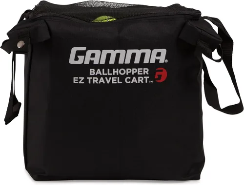 GAMMA Sports EZ Travel Cart, Tennis & Pickleball Hopper, Padel, Portable Compact Design, Sturdy Lightweight Construction, EZ Bags, 150 or 250