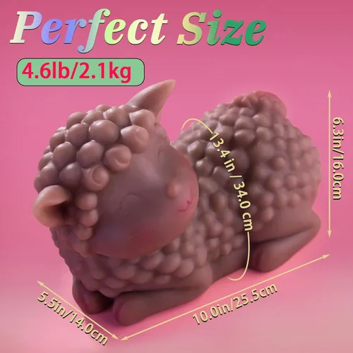 Miniatura 6 de Muñeca sexual realista Torso para hombres, masturbador masculino de oveja con vaginal apretado, anal profundo, tamaño completo, lindo juguete sexual