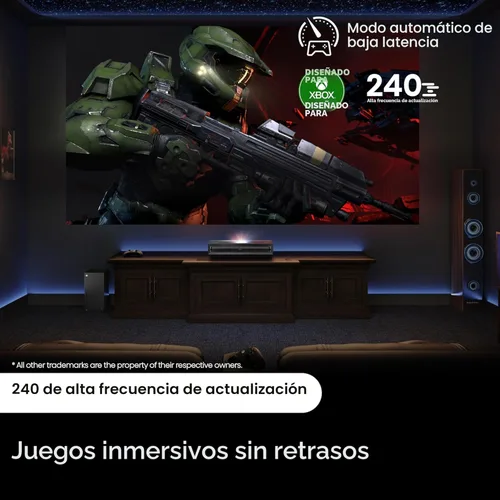 Miniatura 11 de Hisense PX3-PRO Proyector láser triple de proyección ultracorta, 4K UHD, 80” – 150”, 3,000 lúmenes, contraste 3000:1, Dolby Vision y Atmos, IMAX