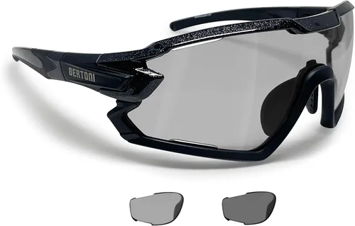 Miniatura 14 de Bertoni Gafas de sol deportivas polarizadas fotocromáticas ciclismo MTB con prescripción portador QUASAR