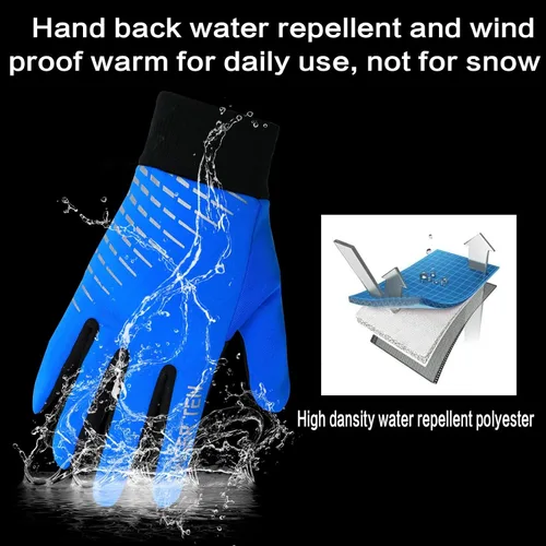 Miniatura 3 de FINGER TEN Kids Winter Gloves Warm Waterproof with Free Neck Warmer Boys Girls Touchscreen for Cold Weather Outdoor Sports