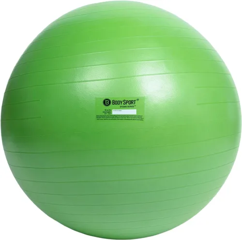 Body Sport - Pelota de ejercicios para deportes con bomba para hogar, gimnasio, equilibrio, estabilidad, Pilates, fuerza de núcleo, estiramiento,
