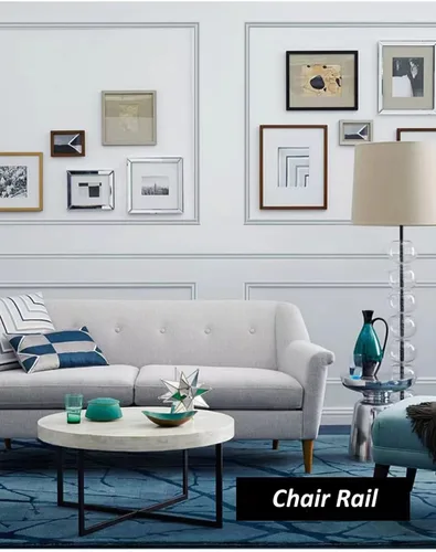 Miniatura 5 de Moldura de Pared Flexible Despegar y Pegar, Tiras Decorativas Autoadhesivas, Moldura 3D DIY para Techo para Decoración del Hogar en Puerta de Negro