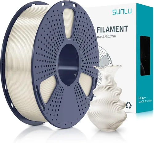 Miniatura 49 de SUNLU - Filamento PLA Plus para impresora 3D, 1.75 mm, bobina de 1 kg (2.2 lb), enrollado de forma ordenada, precisión dimensional ±0.02 mm